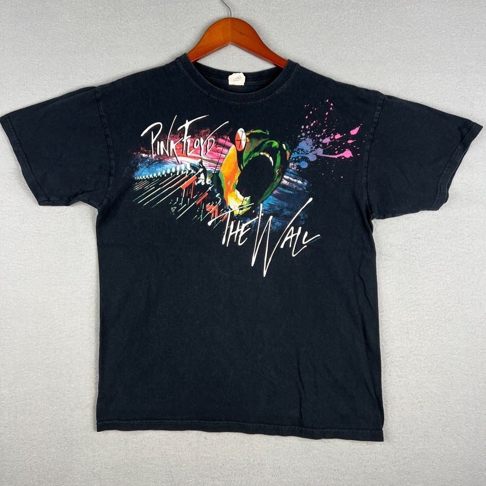 Pink Floyd The Wall T‎ Shirt Fits Medium 2007 Concert Rock Band Graphic Anvil